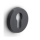 CONE by OSIRIS HERTMANN OHY54 PROFILZYLINDERABDECKUNG PZ EDELSTAHL PVD SCHWARZ MATT